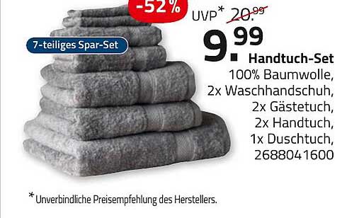 7-teiliges Handtuch-Set