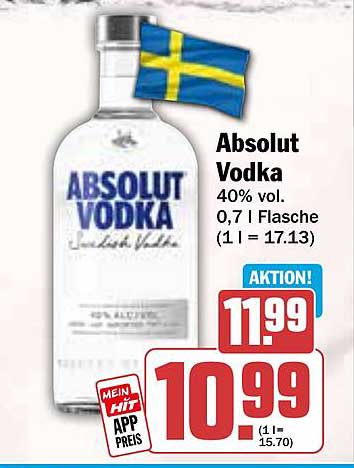 Absolut Vodka 0,7 l - 40% vol.