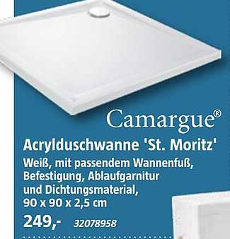 Acryl-Duschwanne 'St. Moritz'