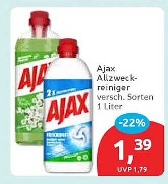 Ajax Allzweckreiniger 1 Liter - Verschiedene Sorten