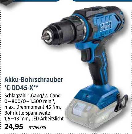 Akku-Bohrschrauber 'C-DD45-X'*