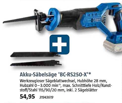 Akku-Säbelsäge 'BC-RS250-X'*