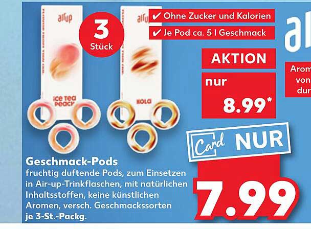 alifup Geschmack-Pods 3 Stück - Jetzt im Kaufland-Prospekt