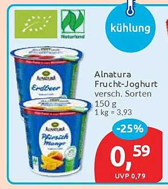 Alnatura Frucht-Joghurt verschiedene Sorten 150 g