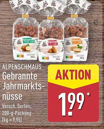 ALPENSCHMAUS Gebrannte Jahrmarktsnüsse 200 g