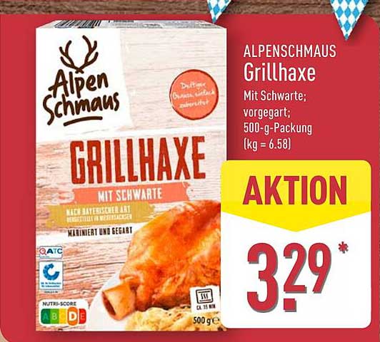 ALPENSCHMAUS Grillhaxe 500 g