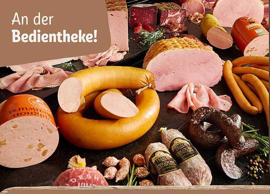 An der Bedientheke – Wurst- und Fleischspezialitäten