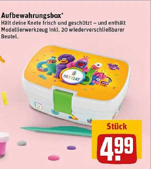 Aufbewahrungsbox für Knete