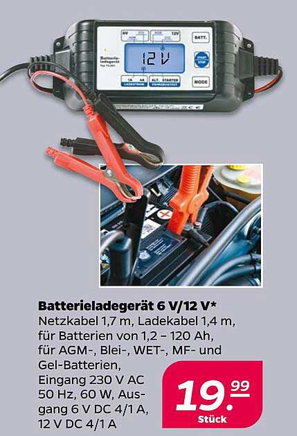 Batterie Ladegerät 6 V/12 V