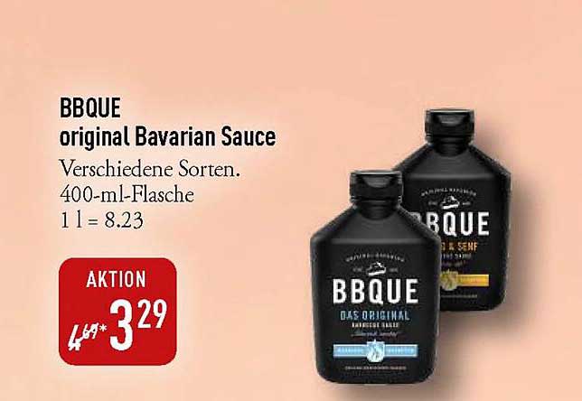BBQUE original Bavarian Sauce - verschiedene Sorten