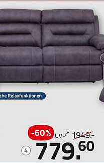 Bequeme Eckcouch mit Relaxfunktionen