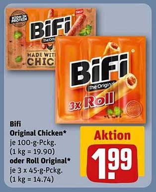 Bifi Original Chicken oder Roll Original – Aktion für Genießer