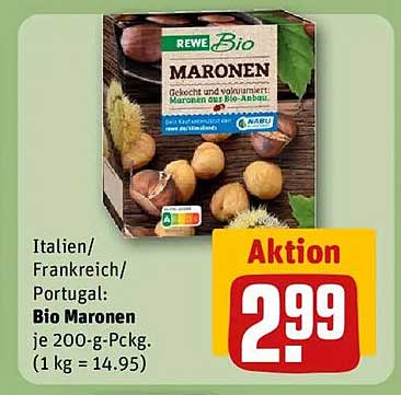 Bio Maronen 200-g-Packung