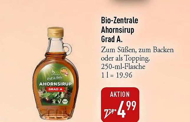 Bio-Zentrale Ahornsirup Grad A