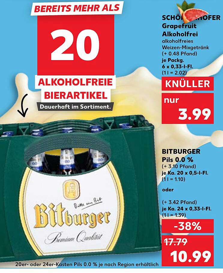 BITBURGER Pils 0.0 %