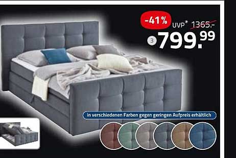 Boxspringbett in verschiedenen Farben - Jetzt zugreifen!