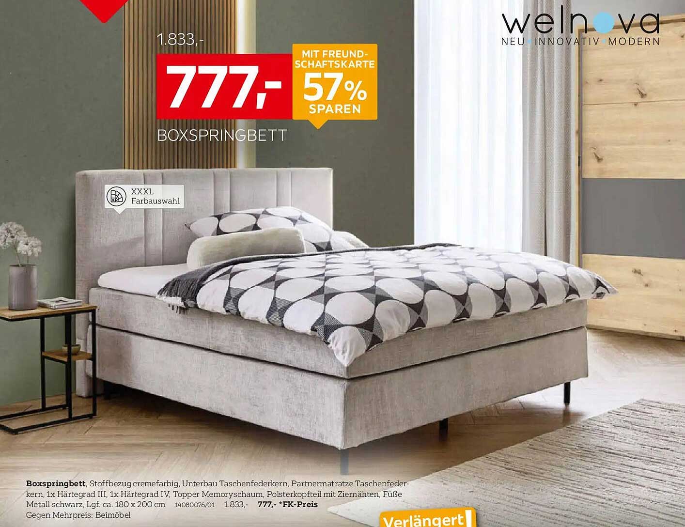 BOXSPRINGBETT - Komfort für erholsame Nächte