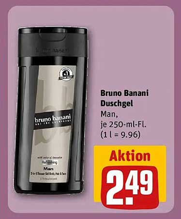 Bruno Banani Duschgel für Männer, 250 ml