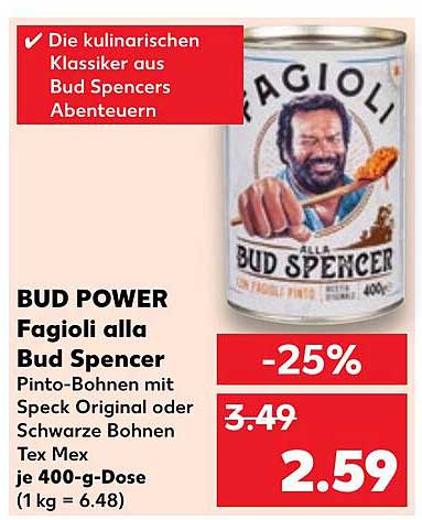 BUD POWER Fagioli alla Bud Spencer