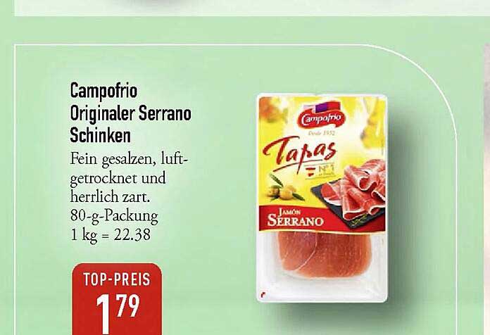 Campofrio Originaler Serrano Schinken