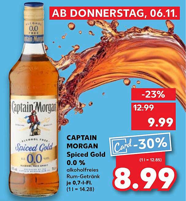 CAPTAIN MORGAN Spiced Gold 0.0 %