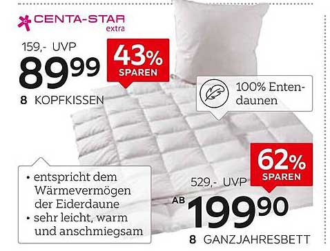 Centa-Star Kopfkissen – Ihr perfekter Schlafbegleiter