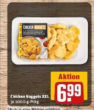 Chicken Nuggets XXL je 1000-g-Pckg.