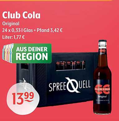 Club Cola Original 24 x 0,33l