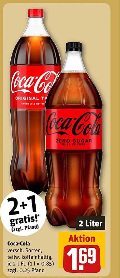 Coca-Cola 2 Liter - Angebot vom 03.11.2025 bis 09.11.2025