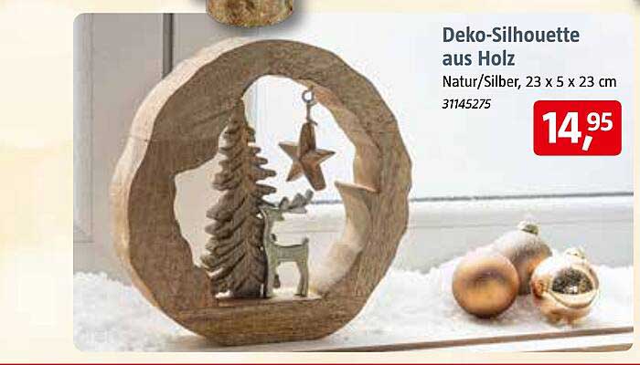 Deko-Silhouette aus Holz