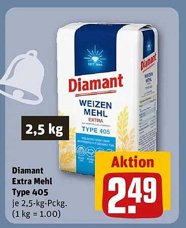 Diamant Extra Mehl Type 405 2,5 kg