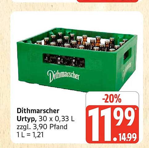 Dithmarscher Urtyp, 30 x 0,33 L zzgl. 3,90 Pfand