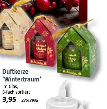 Duftkerze 'Wintertraum'