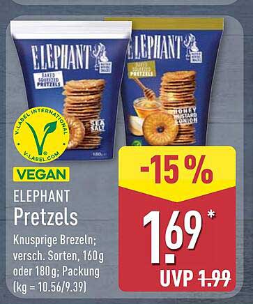 Elephant Pretzels - Knusprige Brezeln in verschiedenen Sorten