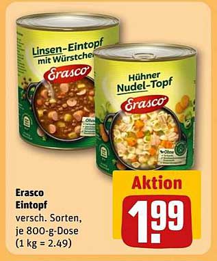 Erasco Eintopf - Verschiedene Sorten à 800-g-Dose