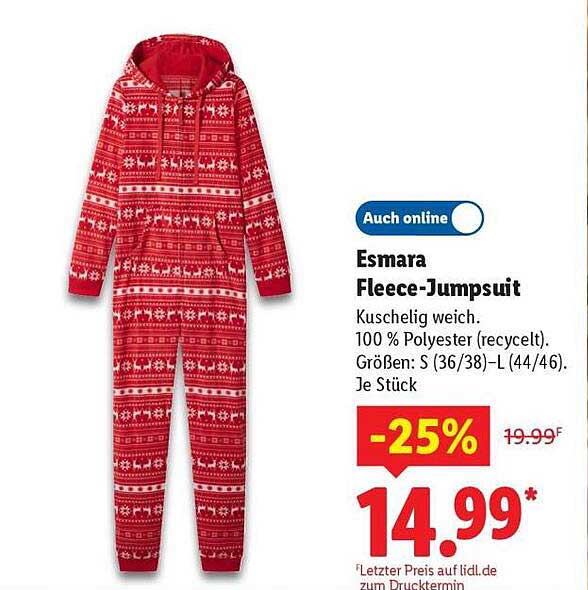 Esmara Fleece-Jumpsuit