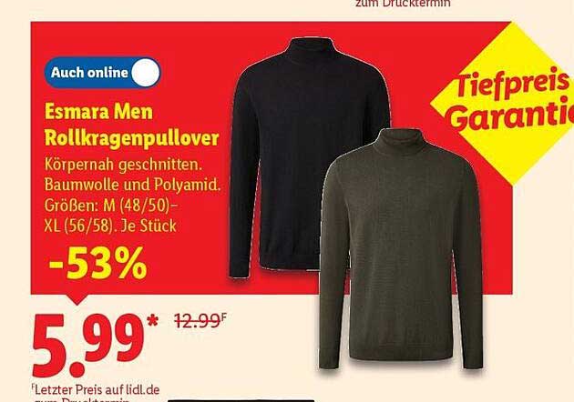 Esmara Men Rollkragenpullover