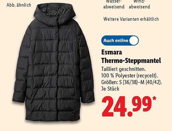 Esmara Thermo-Steppmantel
