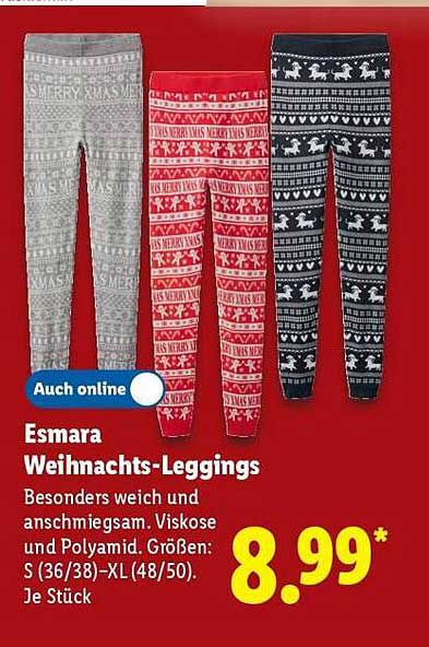 Esmara Weihnachts-Leggings
