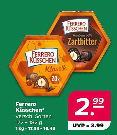 Ferrero Küsschen* versch. Sorten