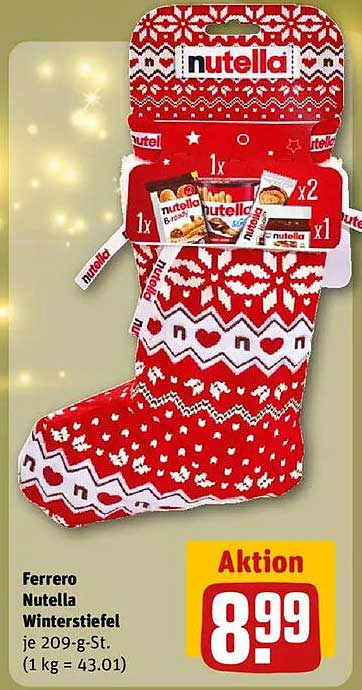 Ferrero Nutella Winterstiefel