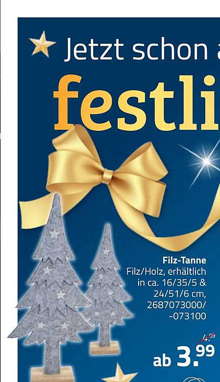 Filz-Tanne - Weihnachtliche Deko für Ihr Zuhause