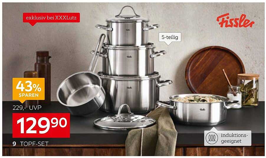 Fissler Topf-Set 5-teilig