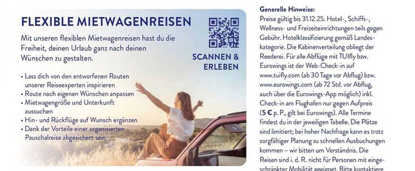 FLEXIBLE MIETWAGENREISEN