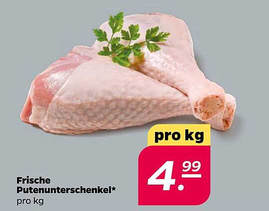 Frische Putenunterschenkel* pro kg