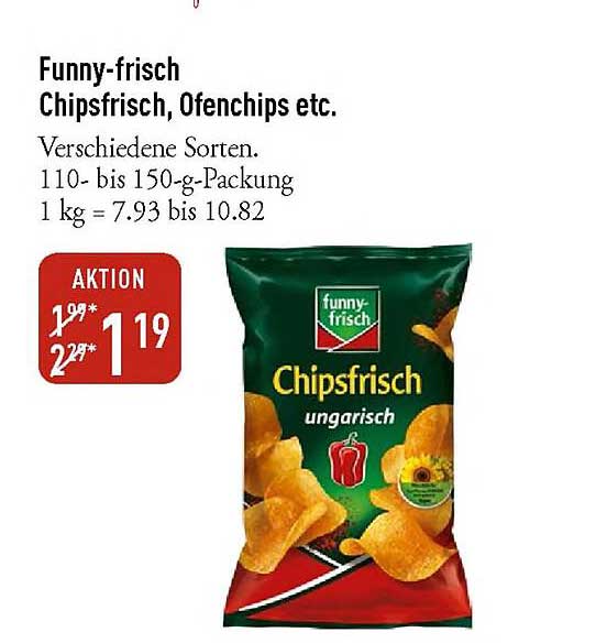Funny-frisch Chipsfrisch, Ofenchips etc. - Verschiedene Sorten