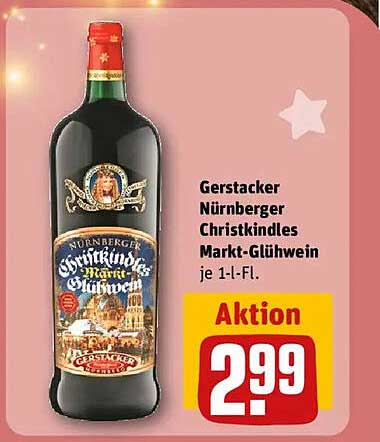 Gerstacker Nürnberger Christkindles Markt-Glühwein 1,0 L