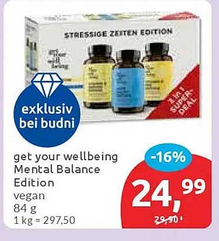 get your wellbeing Mental Balance Edition - Stressige Zeiten Edition