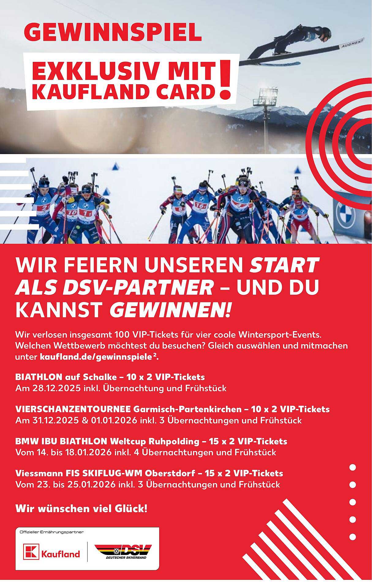 Gewinne VIP-Tickets für spannende Wintersport-Events!