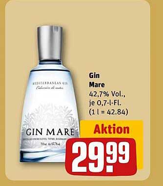 Gin Mare 42,7% Vol., je 0,7-l-Fl.